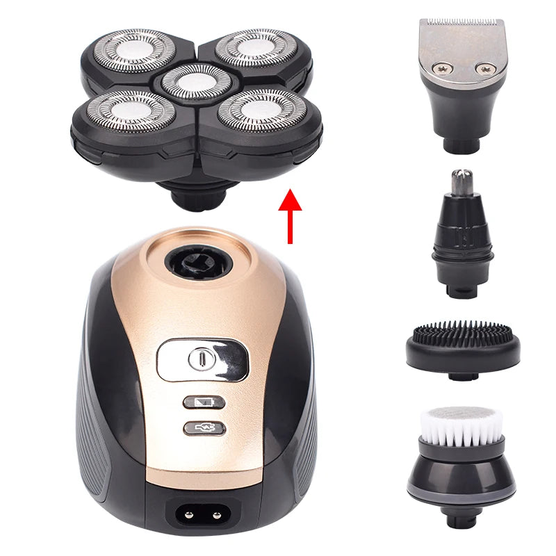 5 In 1 Electric Head Shaver