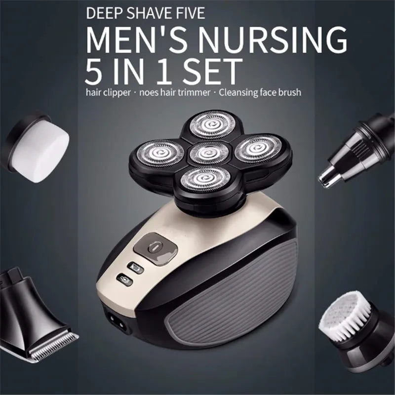 5 In 1 Electric Head Shaver