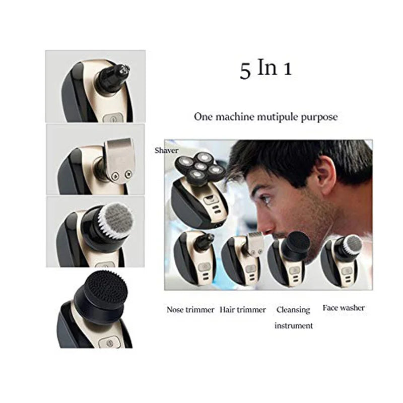 5 In 1 Electric Head Shaver