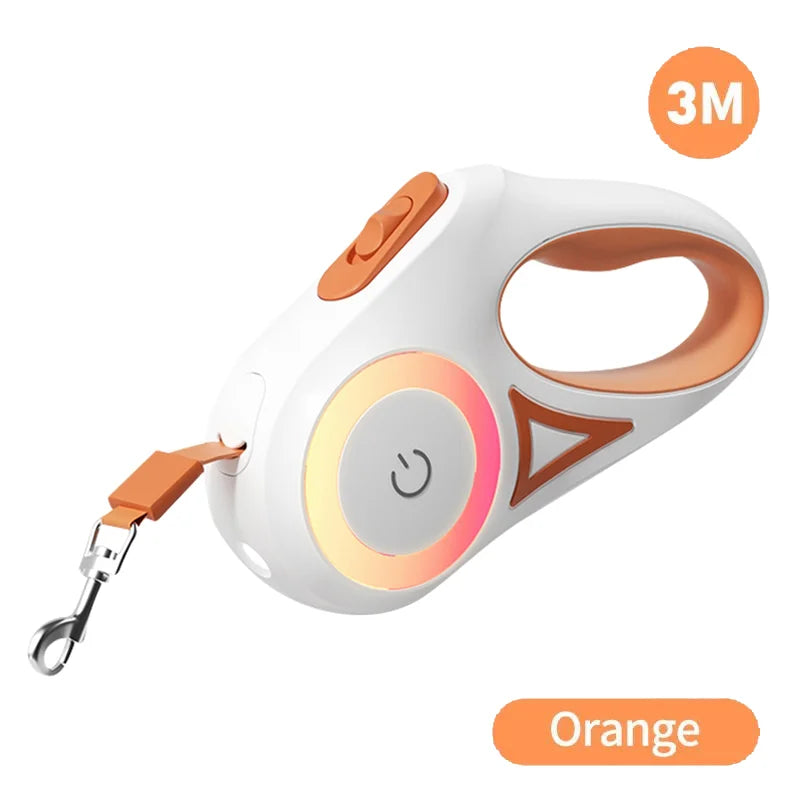 Dog Retractable LED Leash